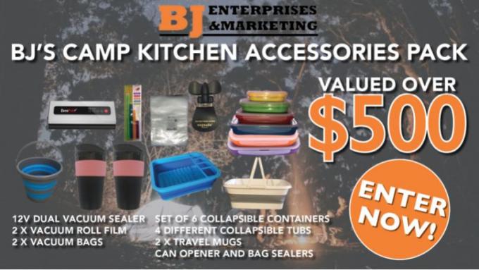 Bj enterprises camp kitchen accessories pack