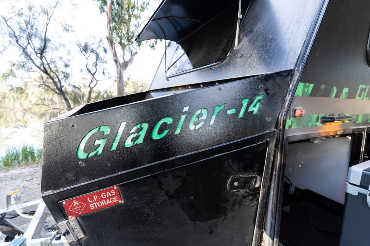 Excellent outdoor storage on the Arctic Glaciers 14TS