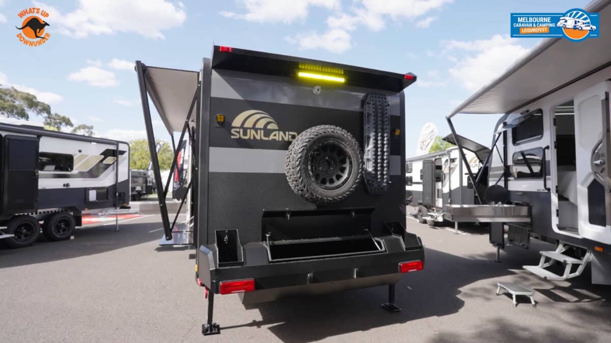 Great tailbox storage on the Sunland 186 LTD Edition