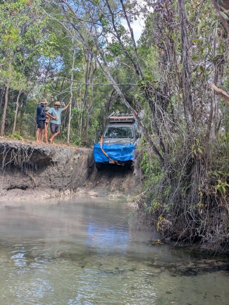 How we Tackled The Old Tele Track With A Caravan 