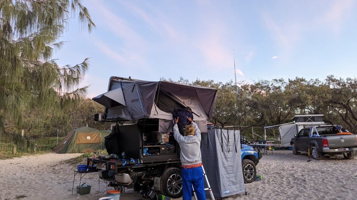 A canopy can have a different roof top weight rating compared to the cabin