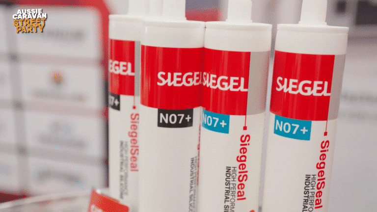 Siegel Adhesives Combats Caravan Leaks with Audits and Warranty Close up of different grades of Siegel Adhesive. Siegel Adhesive comes in different grades for different jobs around the caravan