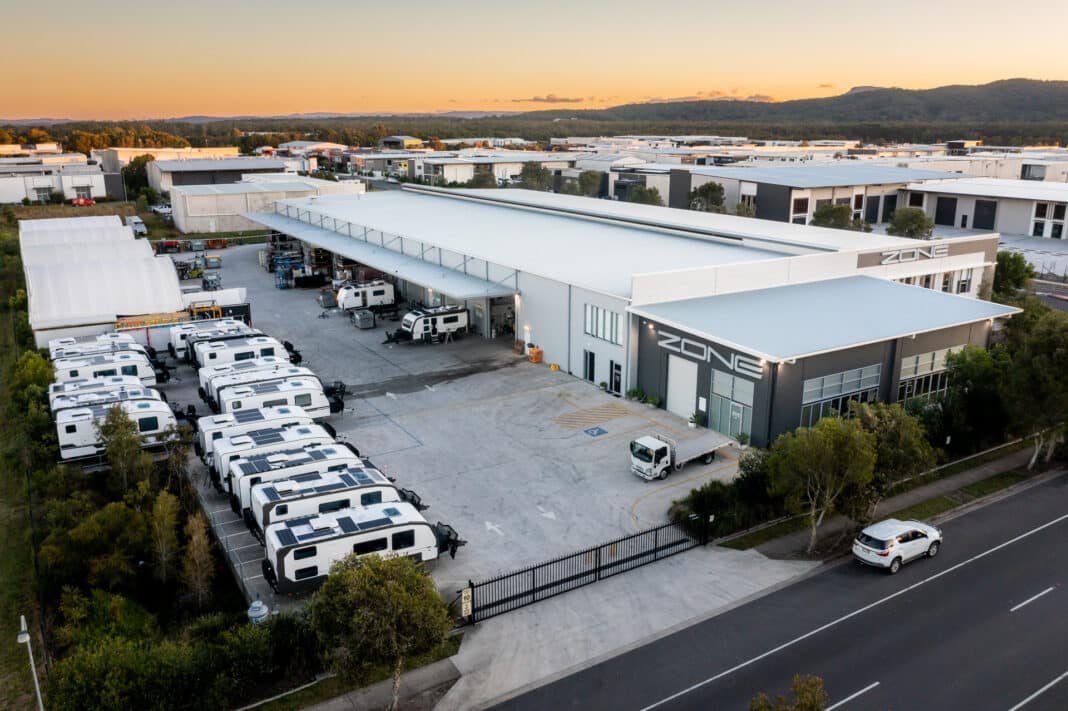 Zone RV Collapses, factory