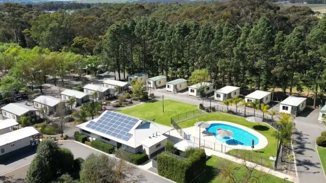 regional-holiday-park-australia-summer Regional holiday park with cabins and open space as demand grows for quieter summer destinations