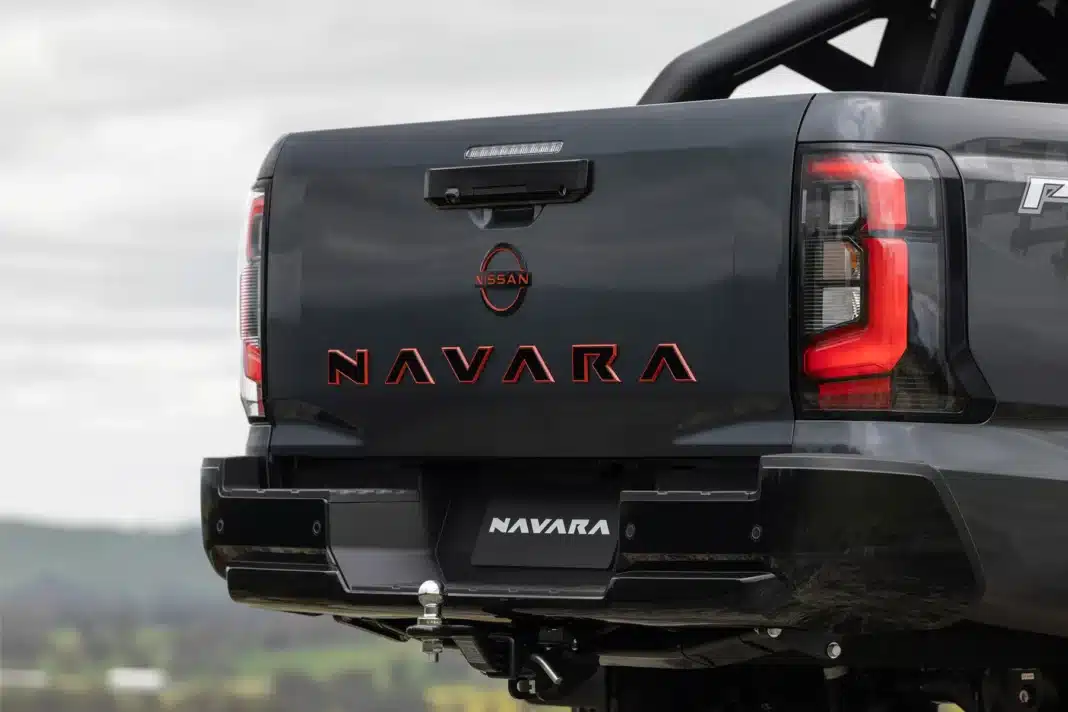 2026 Nissan Navara tailgate badge detail