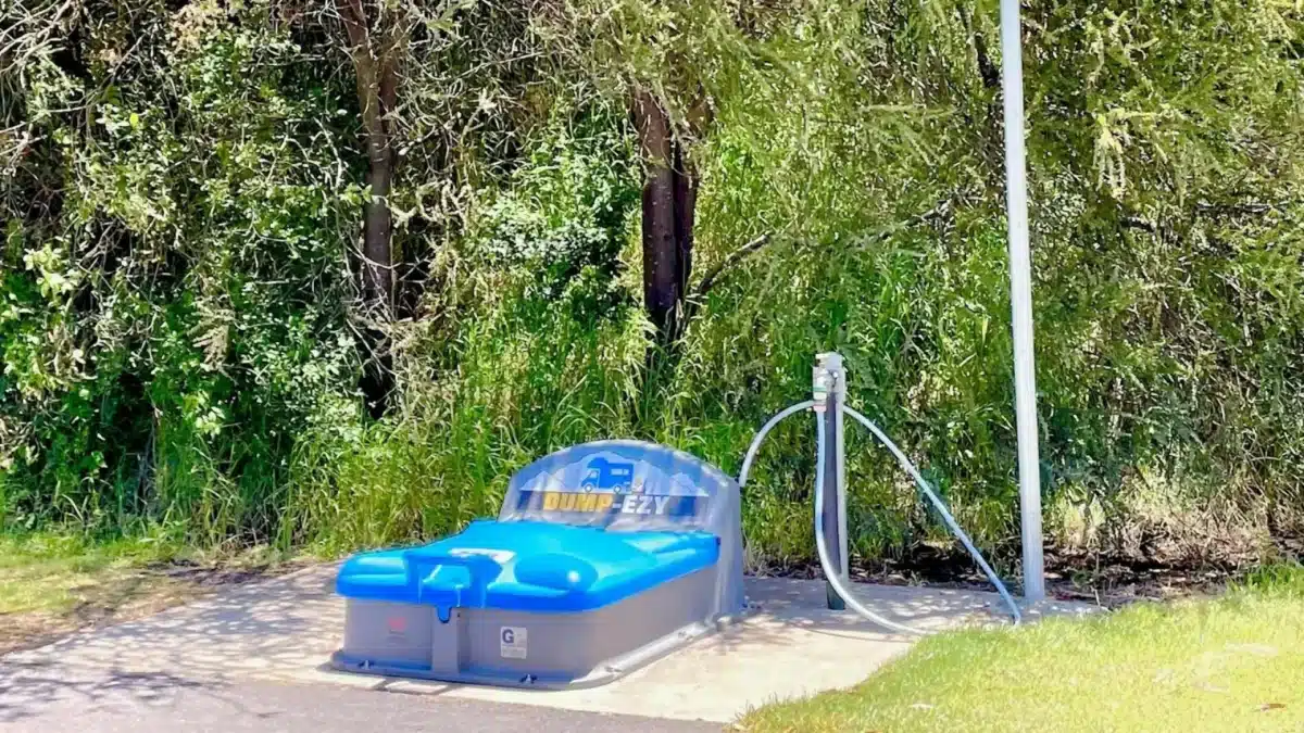 Dump point facilities at an Australian caravan park