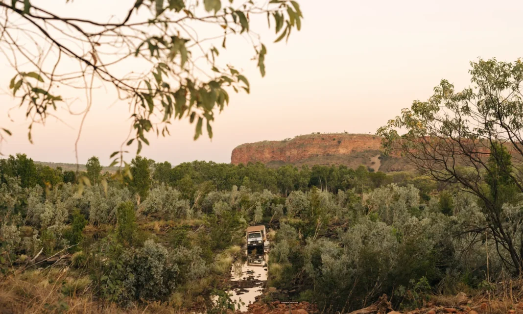 sunrise / sunset of outback australia