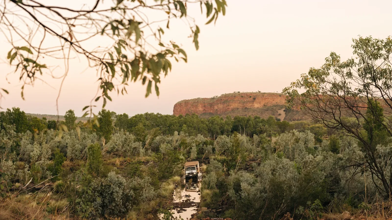 sunrise / sunset of outback australia