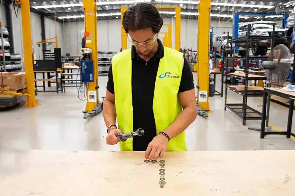 2026 Nissan Navara Premcar Suspension Upgrade in workshop