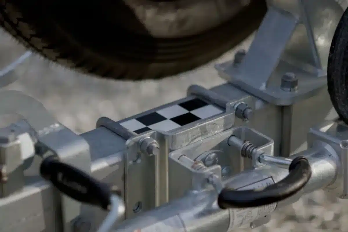 ford back up assist sticker on drawbar