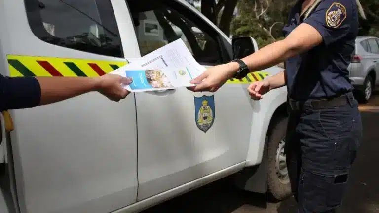 ranger giving fine for free camping illegally