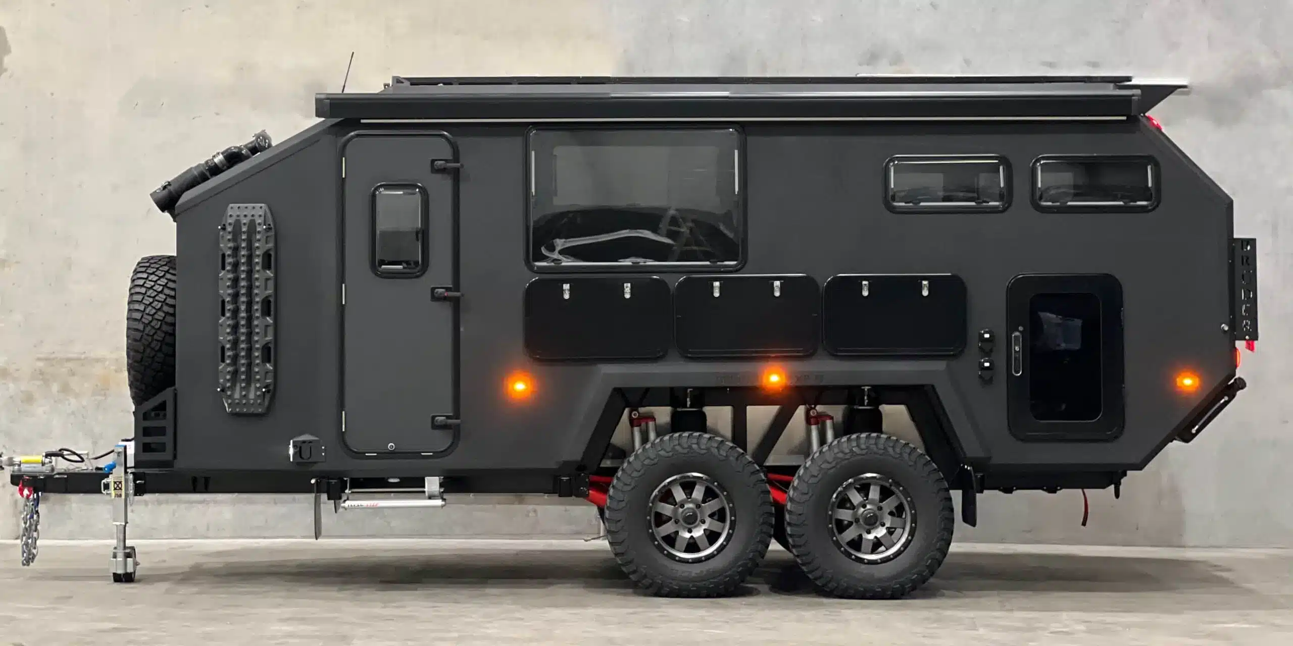 Bruder Caravans EXP-10 Flagship model sitting in studio