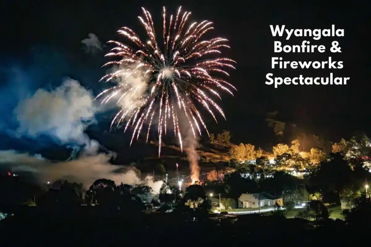 Wyangala bonfire and fireworks spectacular
