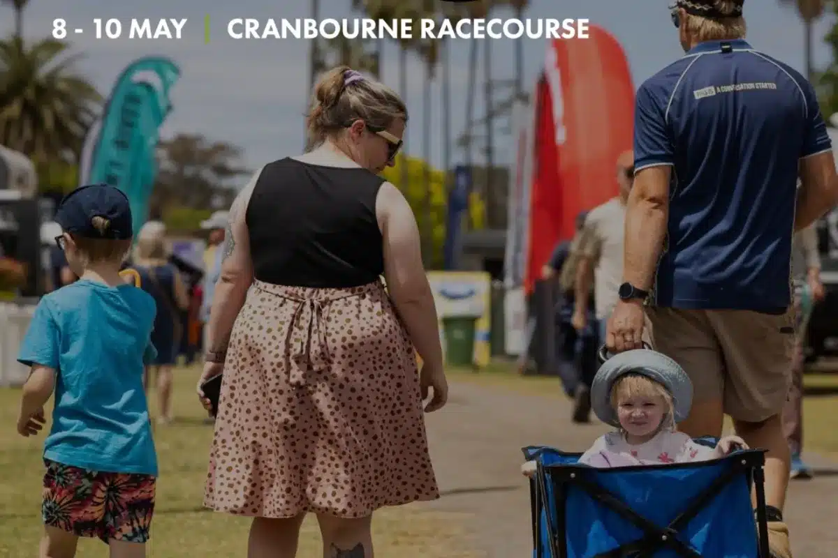 family day out at caravan show