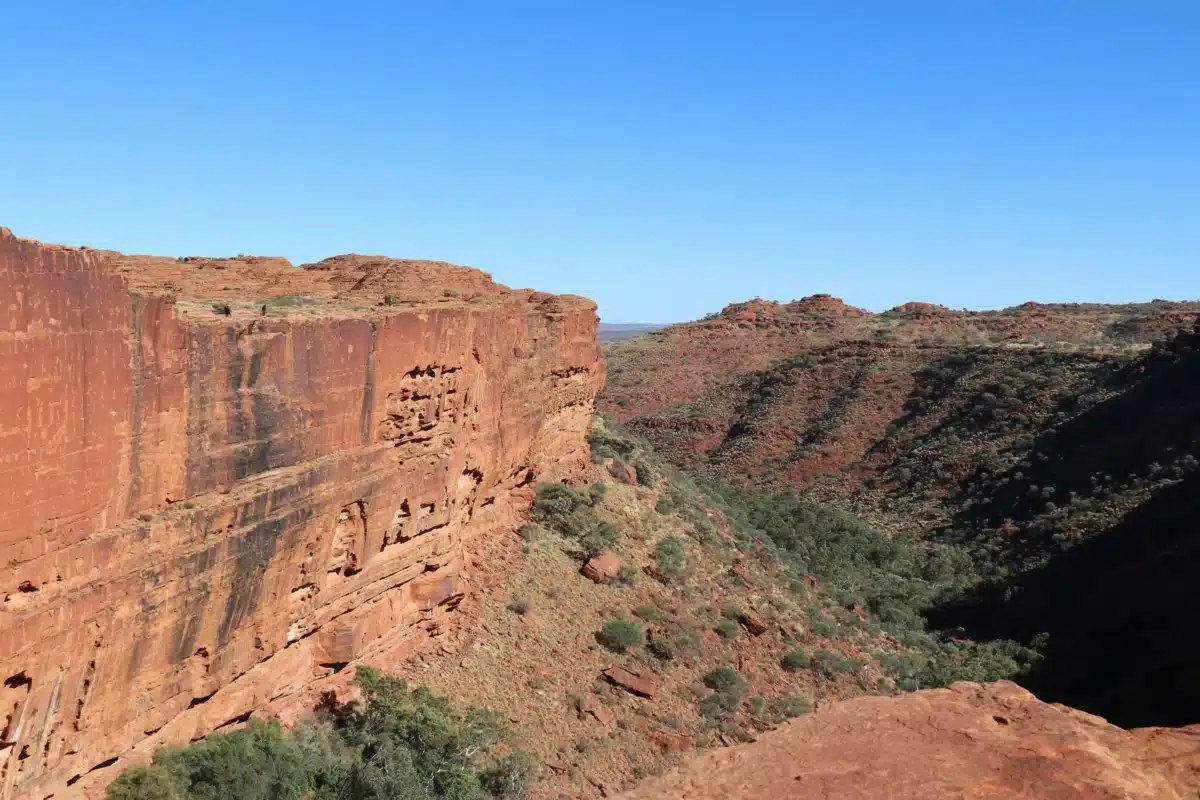 kings canyon view in northern territory