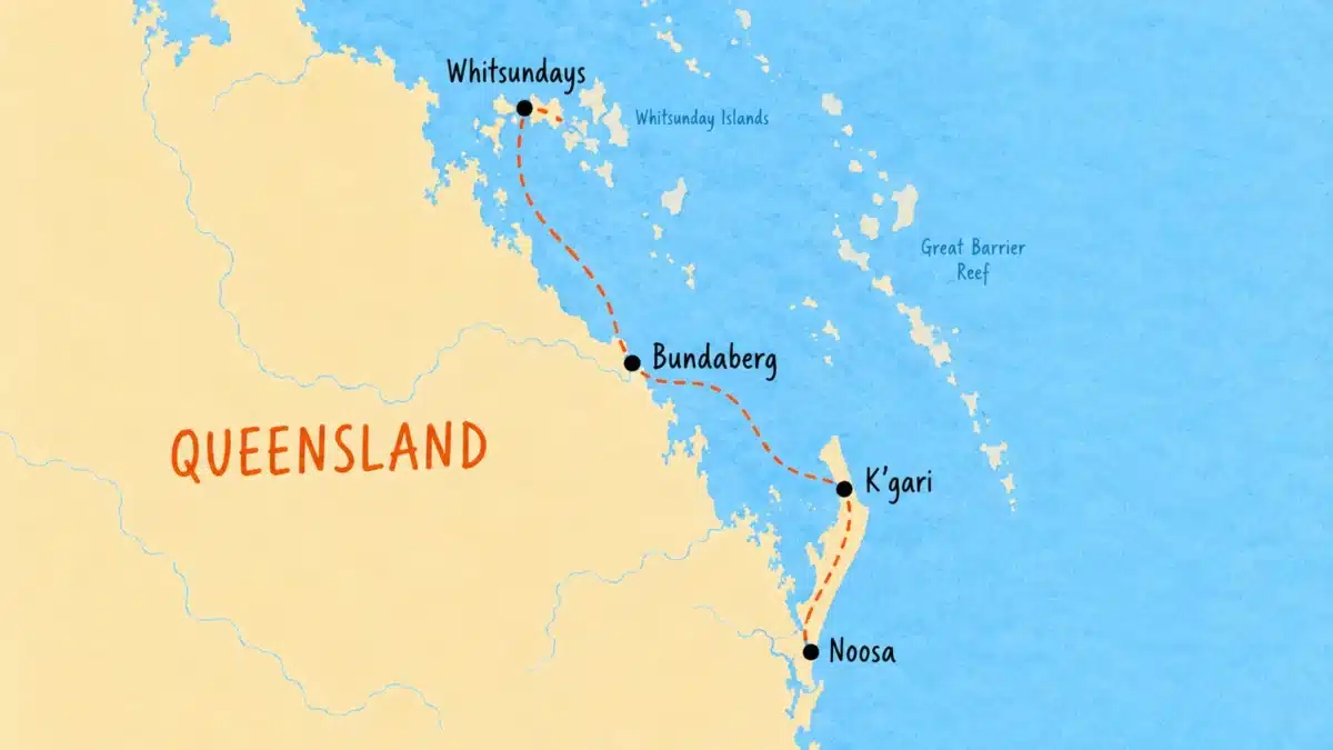 Queensland: Brisbane to The Whitsundays